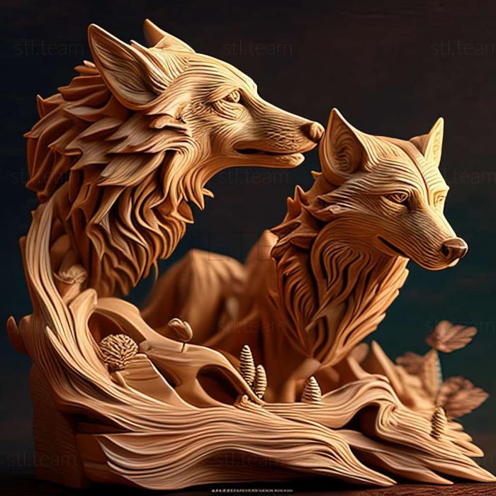 3D модель Громовые волки (STL)